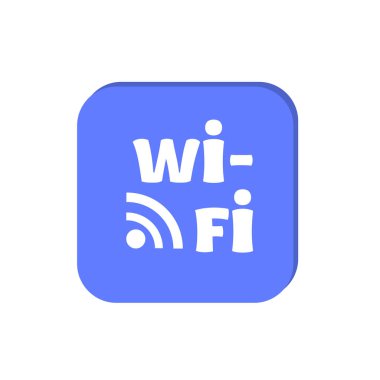 grafik vektör çizim WiFi sembol