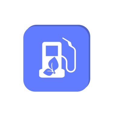 Eko elektrik istasyonu vektör Illustration