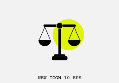 ölçekler minimalist vektör Illustration