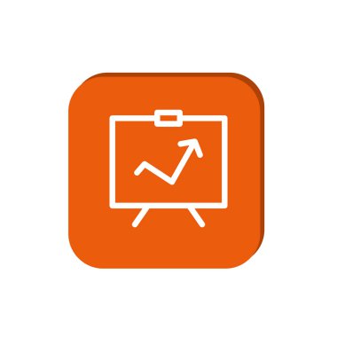 büyüyen ok ile iş tahtası vektör Illustration 