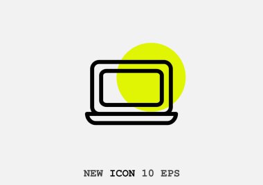 dizüstü bilgisayar vektör Illustration