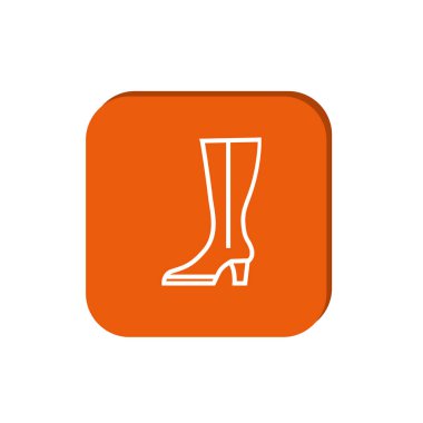 ayakkabı ikonu vektör illüstrasyonu 