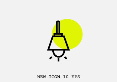 lamba web simgesi asılı, tasarım vektör