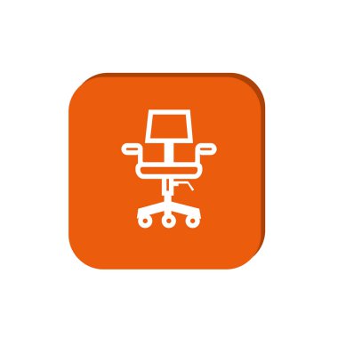 ofis koltuğu vektör çizim 