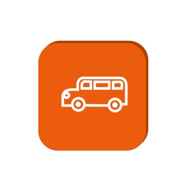 okul otobüsü vektör çizim 