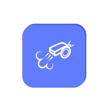 grafik vektör çizim Yargıç sportif ıslık