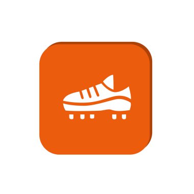 Futbol, futbol ayakkabı grafik vektör çizim