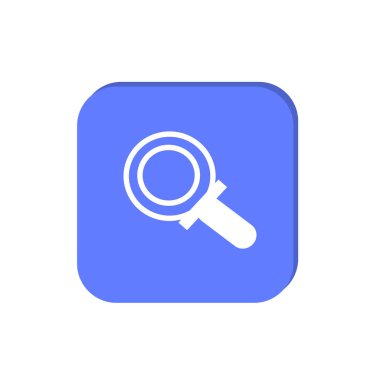 Büyüteç grafik vektör çizim objektif