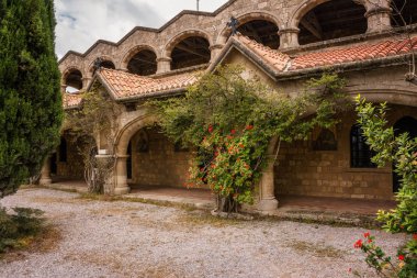 Filerimos ve mimari Adası Rodos, Yunanistan