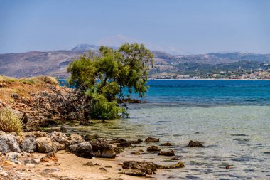 Georgioupolis kasaba ve güzel lanscapes Crete, Yunanistan .
