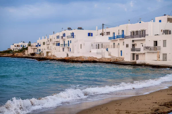 Strade Del Villaggio Naoussa Isola Paros Grecia — Foto Stock