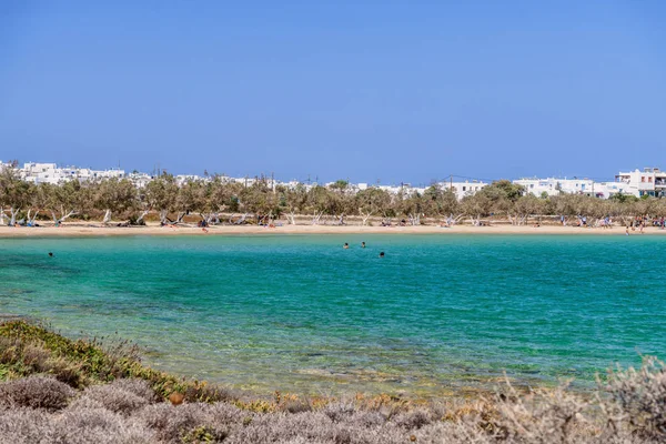 29.08.2018-het strand van Antiparos eiland in Cycladen, Griekenland — Stockfoto