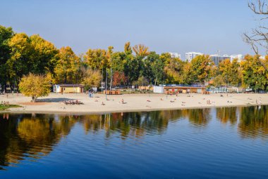 18.10.2018 - Sonbahar da Hydropark, Kiev, Ukrayna