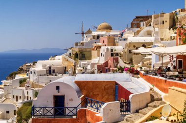 6.26.2013 - Santorini adasının mimarisi, Kiklad adası, Yunanistan