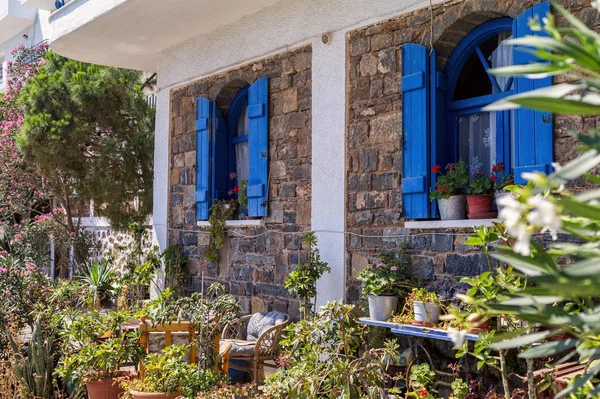 Архітектура міста Елунді, Острів Крит, Греція — стокове фото
