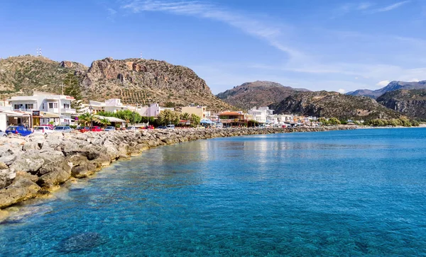 Paleochora Streets Building Crete Island Greece — Stock Photo, Image