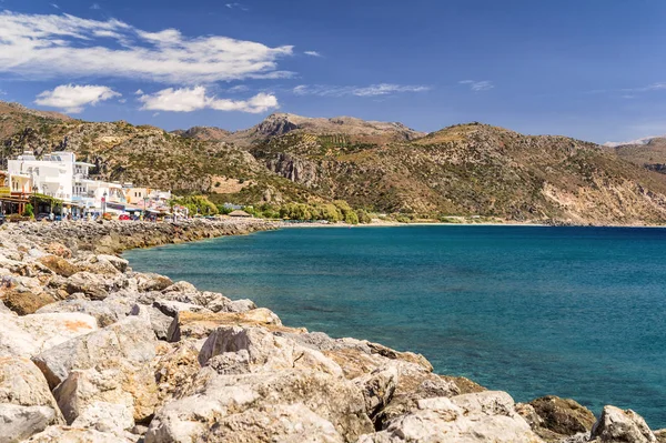 Paleochora Streets Building Crete Island Greece — Stock Photo, Image