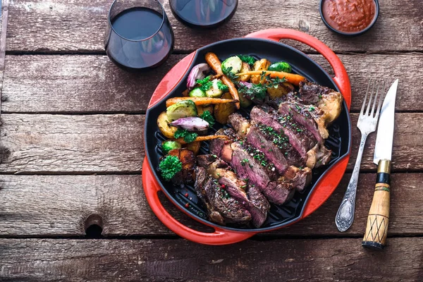 Izgara Dana biftek ızgara demir Pan, kopyalama alanı