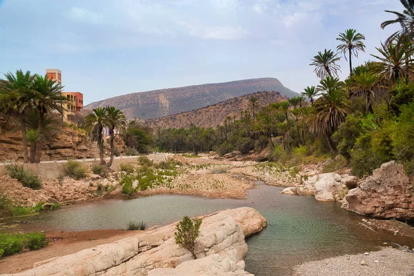 Оазис рай долини в горах Агадир в Марокко. — стокове фото