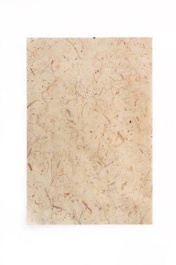 Beyaz arka plan üzerinde izole muz kağıt levha