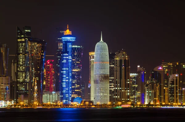 Ciudad Skyline Doha Qatar —  Fotos de Stock