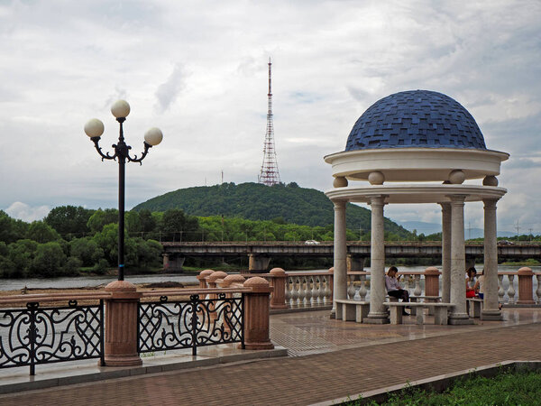 набережная в Биробиджане
