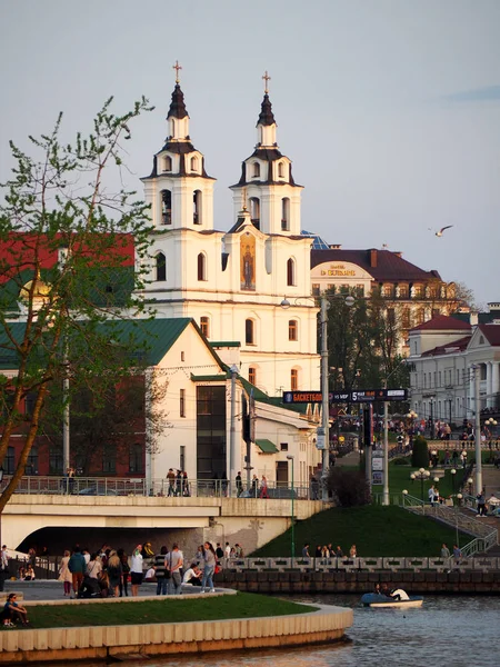 Kathedrale Der Herabkunft Des Heiligen Geistes Minsk — Stockfoto