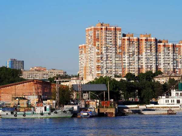Uitzicht op de rand van Khabarovsk — Stockfoto