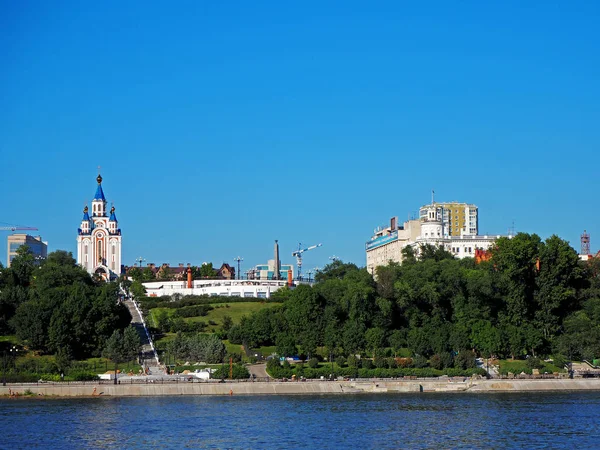 Embankment em Khabarovsk — Fotografia de Stock