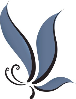 Beyaz arka plan, vektör, illüstrasyon üzerinde izole edilmiş sineğin güzel renkli kelebeğinin vektör çizimi 