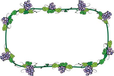 güzel dekoratif çerçeve beyaz arkaplan, vektör, illüstrasyon izole 