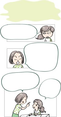 Çizgi film kızlarıyla çizgi roman dizisi 