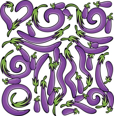 bitki vektör illüstrasyon arka planı   