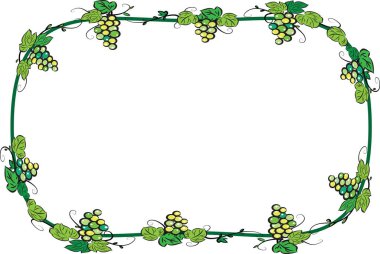 güzel dekoratif çerçeve beyaz arkaplan, vektör, illüstrasyon izole 