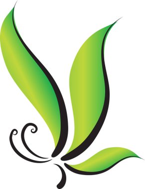 Beyaz arka plan, vektör, illüstrasyon üzerinde izole edilmiş sineğin güzel renkli kelebeğinin vektör çizimi 