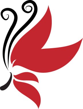 Beyaz arka plan, vektör, illüstrasyon üzerinde izole edilmiş sineğin güzel renkli kelebeğinin vektör çizimi 