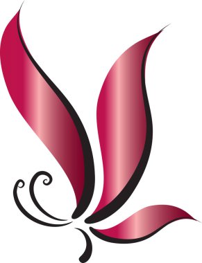 Beyaz arka plan, vektör, illüstrasyon üzerinde izole edilmiş sineğin güzel renkli kelebeğinin vektör çizimi 