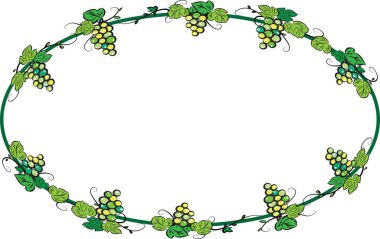 güzel dekoratif çerçeve beyaz arkaplan, vektör, illüstrasyon izole 