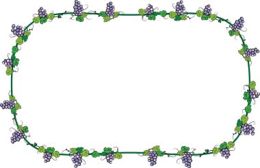 güzel dekoratif çerçeve beyaz arkaplan, vektör, illüstrasyon izole 