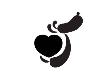 beyaz arkaplanda izole edilmiş logo çizimi