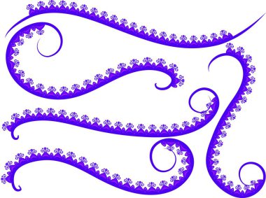 Beyaz arkaplan, vektör ve resimde izole edilmiş çerçeveler için renkli çiçek kenarlıkları 