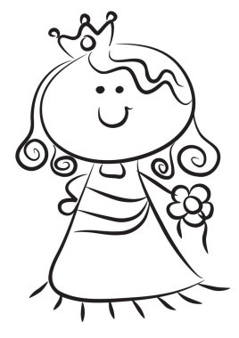 Komik suratlı mutlu yıllar partisinin vektör çizimi