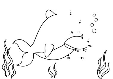 Çocuklar için boyama kitabı. vektör illüstrasyonu.