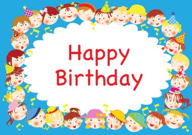 Çocuklarla doğum günün kutlu olsun
