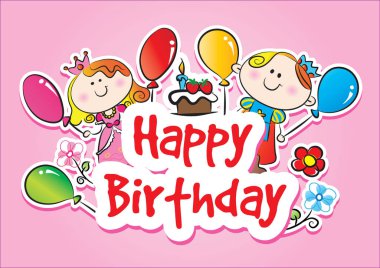 Vektör çizimi. Mutlu yıllar.