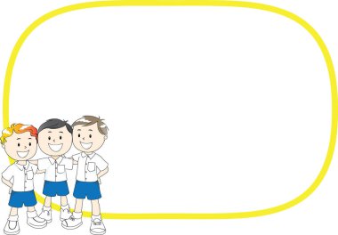 Bir grup çocuğun çizimi