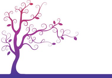 soyut ağaç vektör sanat tasarımı