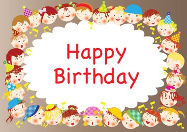 Tatlı çocukların doğum günü kartı kutlu olsun.