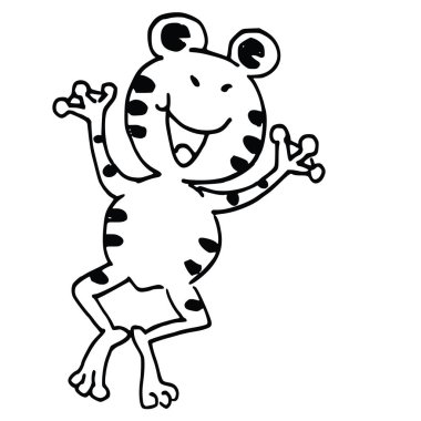 Çizgi film uzaylılarının vektör çizimi