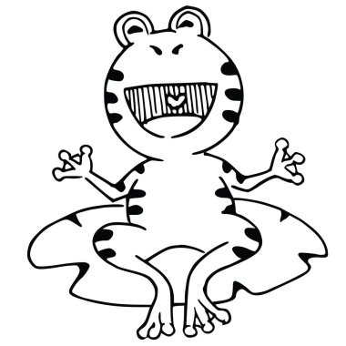 çizgi film mutlu uzaylı, vektör